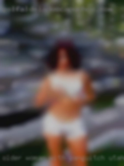 Older Panguitch, Utah woman with oral fixation.